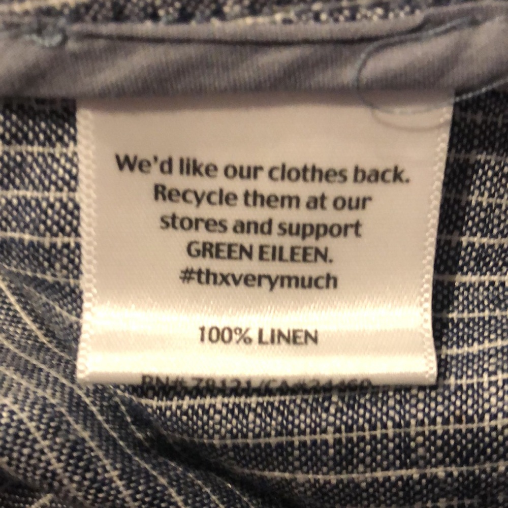 EILEEN FISHER 100% Linen Jacket - Picture 6 of 6